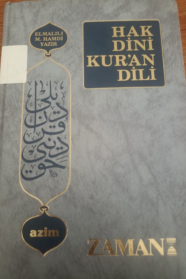 Hak Dini Kur'an Dili -3
