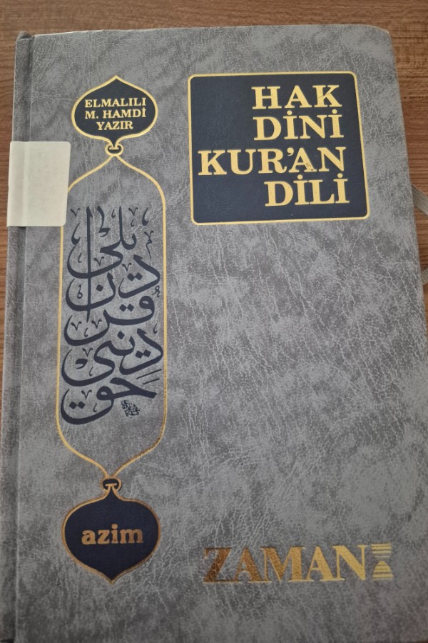 Hak Dini Kur'an dili-Cilt 10