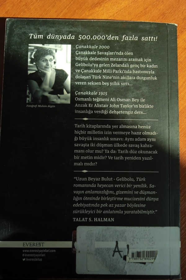 Uzun beyaz bulut Gelibolu