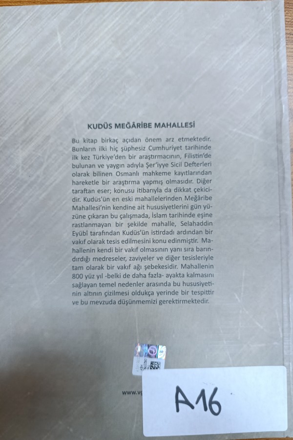 Kudüs Meğâribe Mahallesi