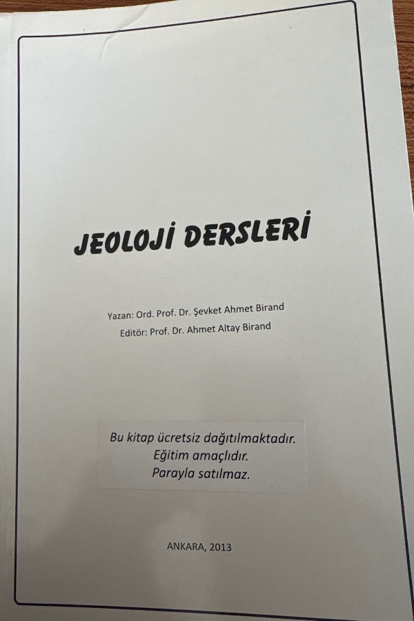 Jeolojik Dersleri