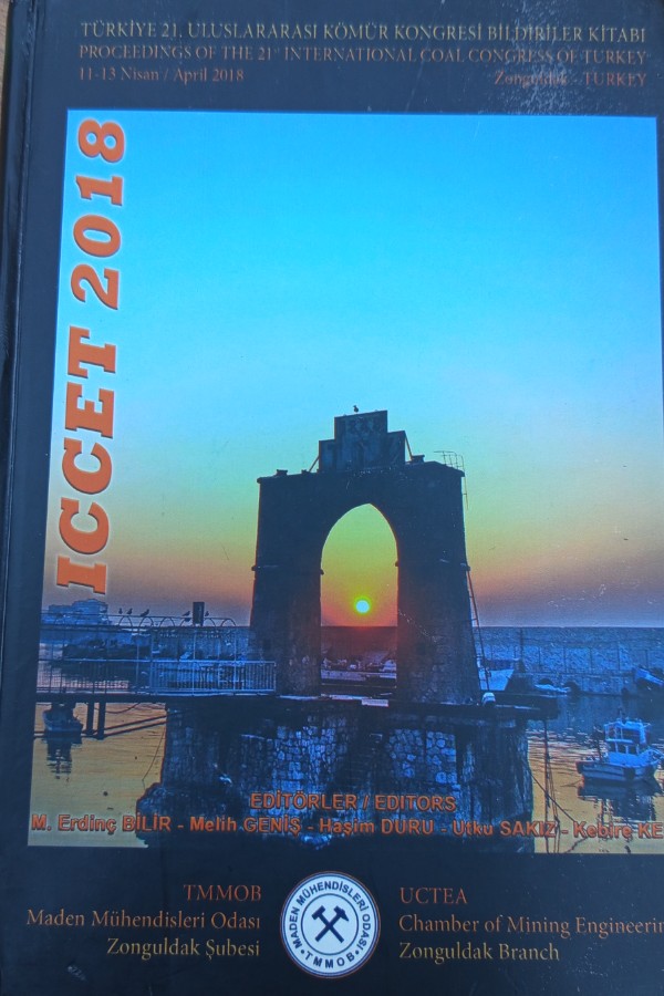 Türkiye 21. Uluslararası kömür kongresi İCCET2018 bildiriler kitabı