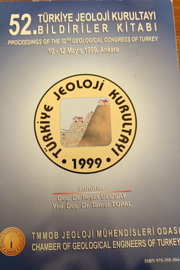 TÜRKİYE JEOLOJİ KURULTAYİ 52. BİLDİRİLER KİTABI