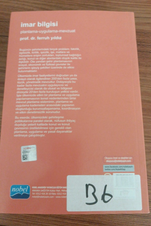 İmar bilgisi planlama uygulama mevzuat
