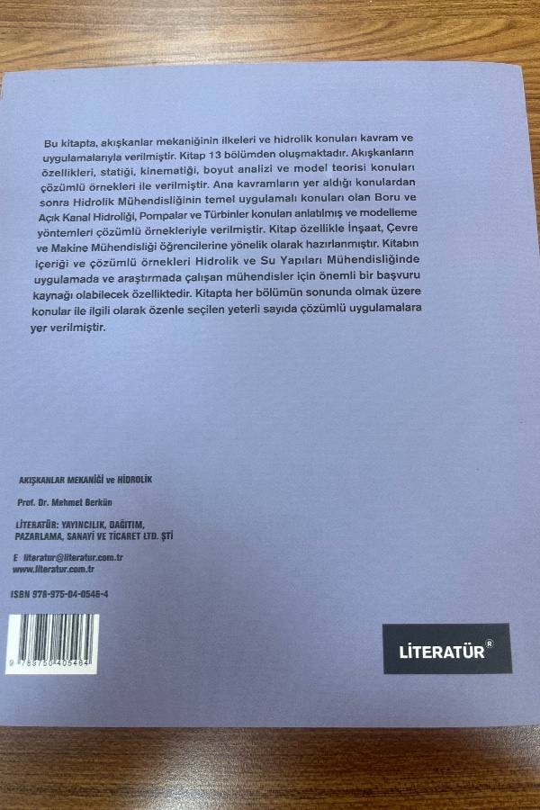 Akışkanlar Mekaniği ve Hidrolik