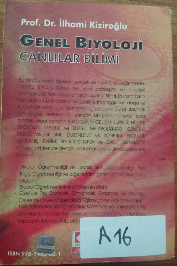 Genel biyoloji canlılar bilimi