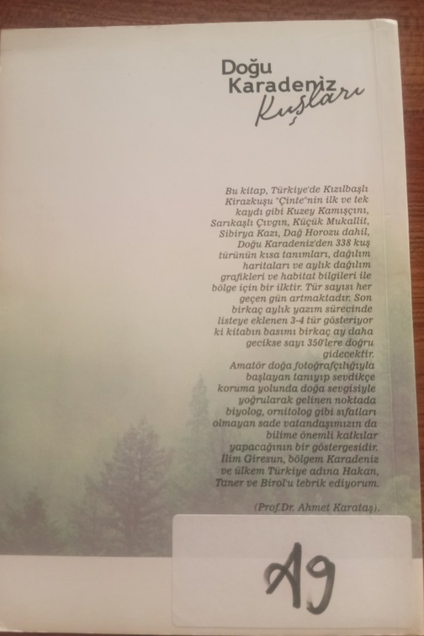 Doğu Karadeniz kuşları