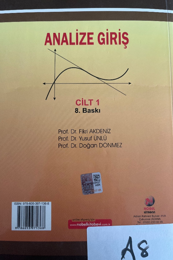 Analize giriş
