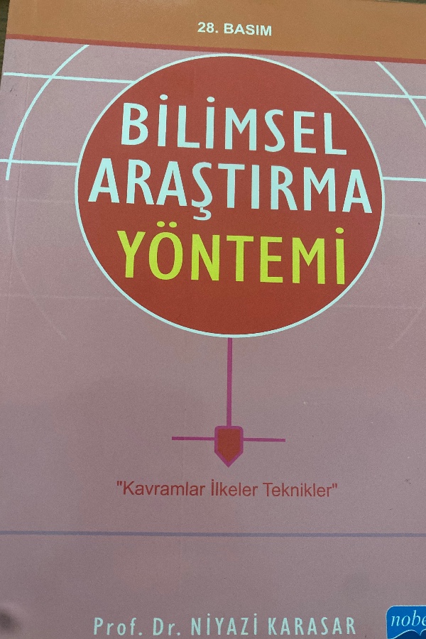 BİLİMSEL ARAŞTIRMA YÖNTEMİ