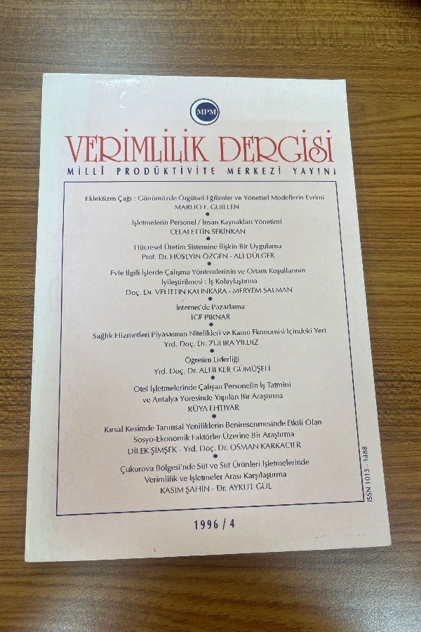 Verimlilik dergisi
