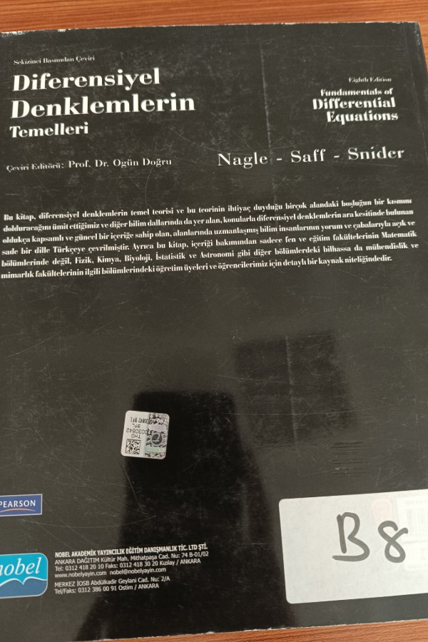 Diferensiyel denklemlerin temelleri