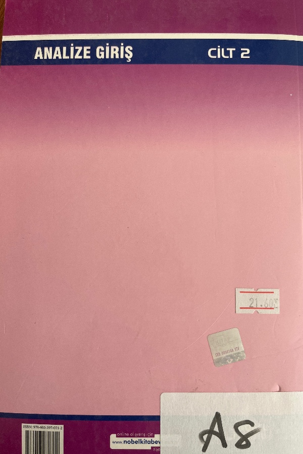 Analize giriş