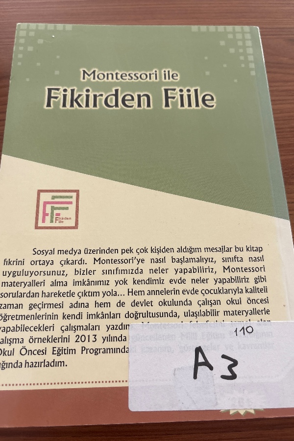 Montessori ile Fikirden Fiile