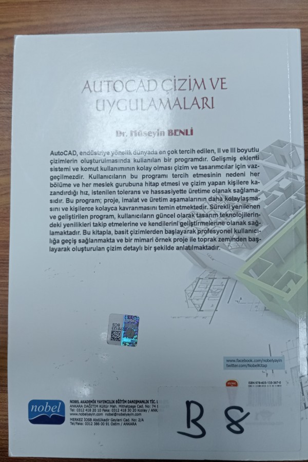 AutoCAD çizim ve uygulamaları