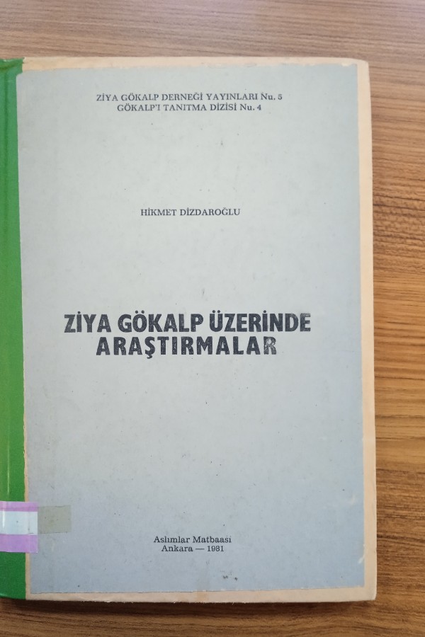 Ziya Gökalp üzerinde araştırmalar
