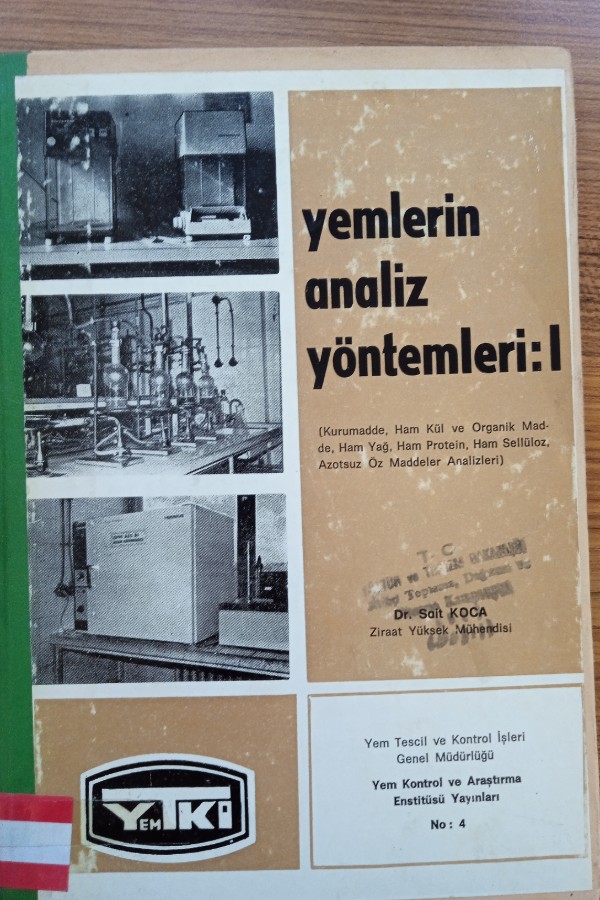 Yemlerin analiz yöntemleri