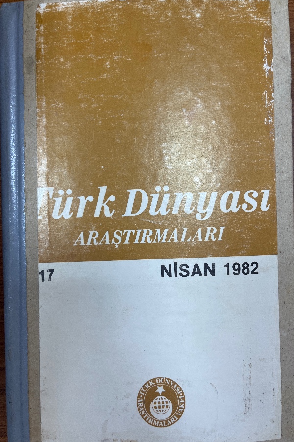 Türk Dünyası Araştırmaları   17