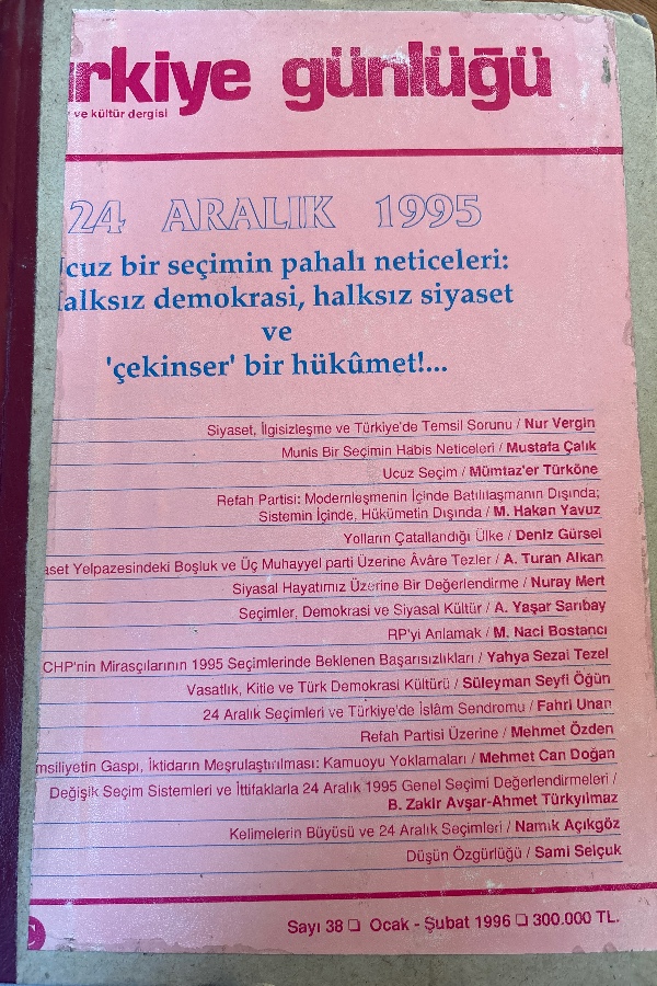 Türkiye günlüğü