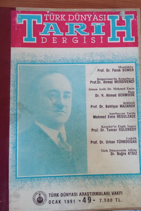 Türk dünyası tarih dergisi