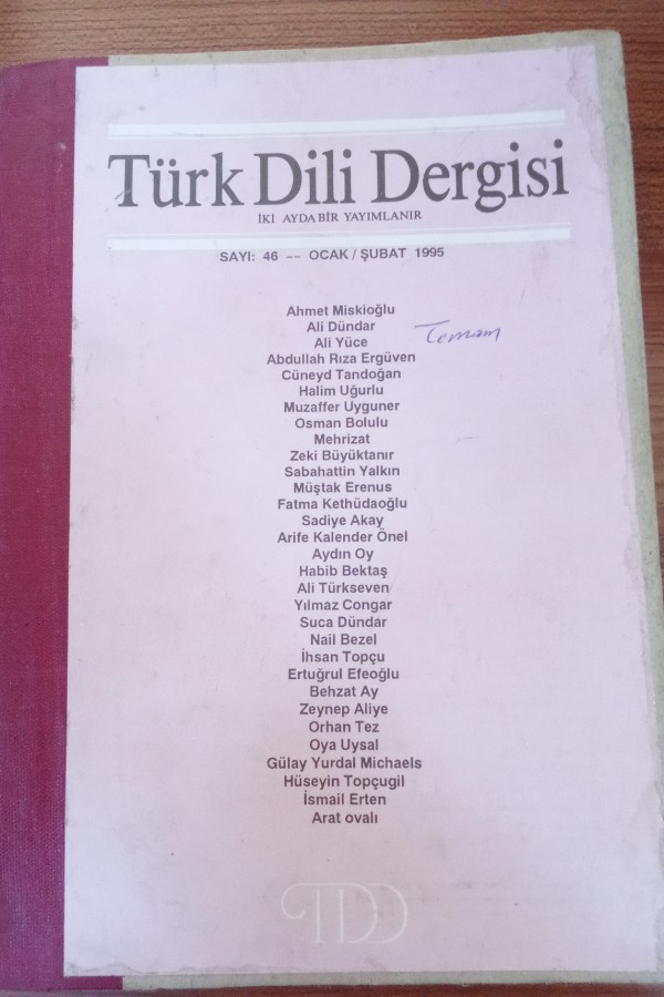 Türk Dili dergisi  46