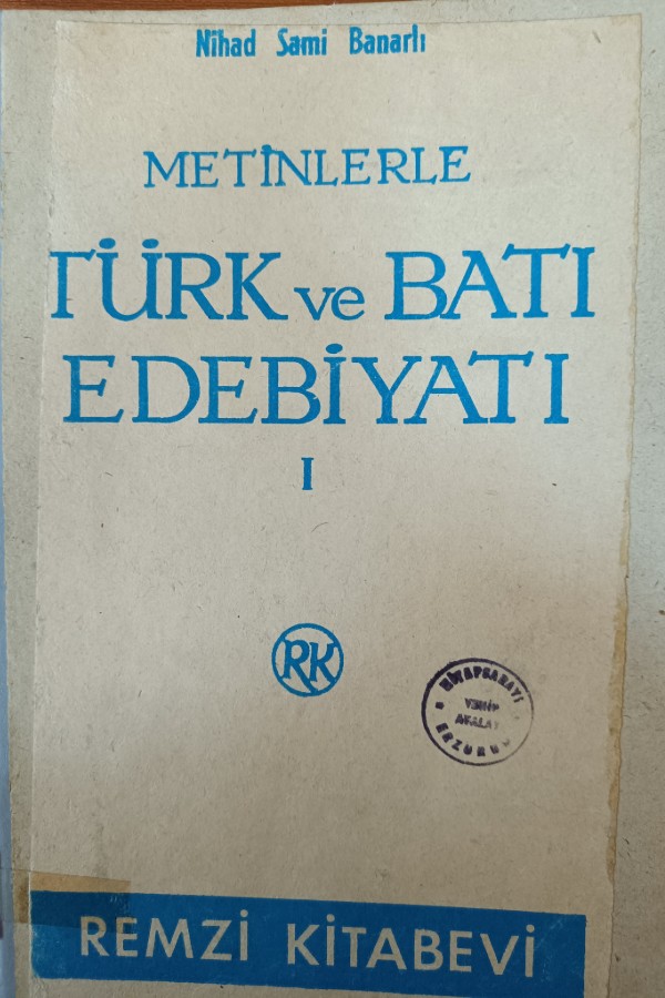 Metinlerle Türk ve Batı Edebiyatı 1