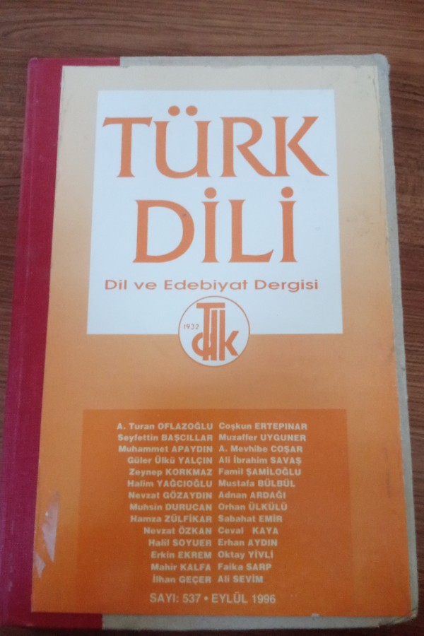 Türk Dili dil ve edebiyat dergisi
