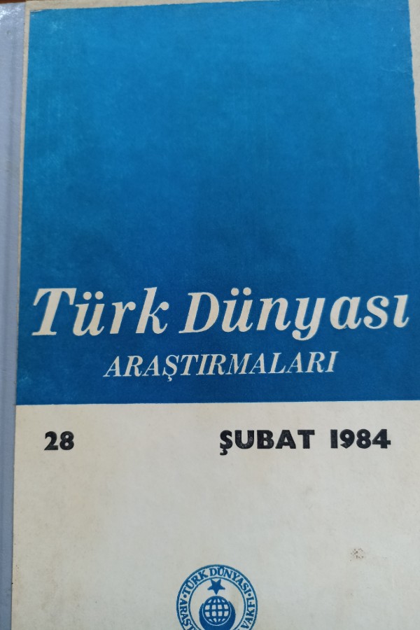 Türk Dünyası Araştırmaları Şubat 1984