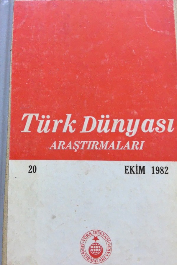 Türk dünyası araştırmaları 20