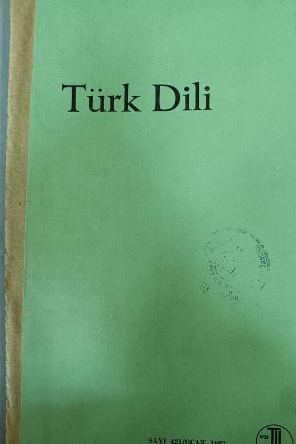 Türk Dili Dergisi 421