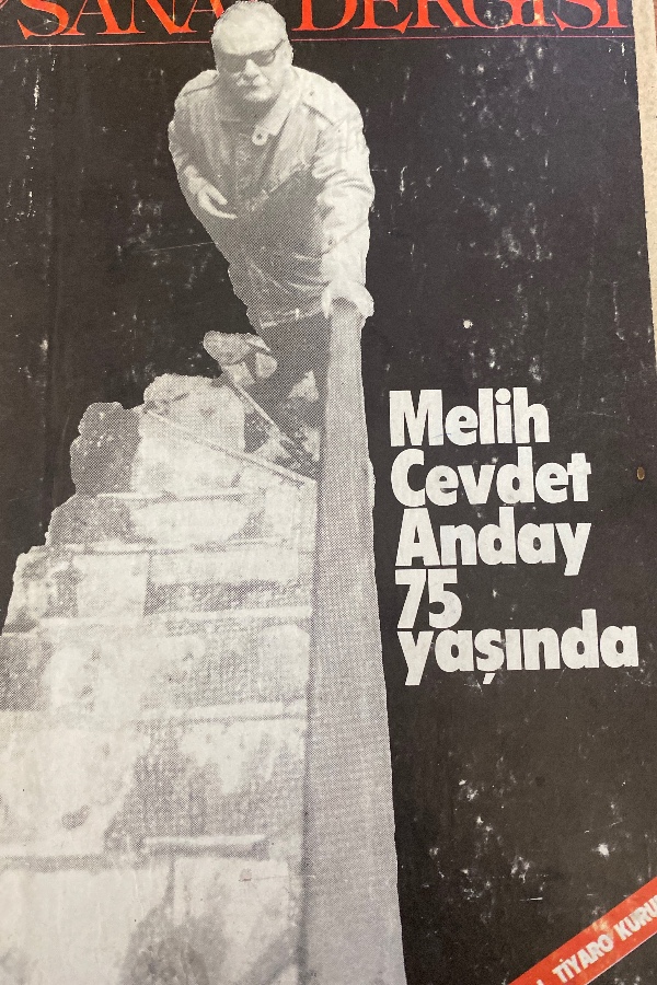 Melih Cevdet anday 75 yaşında