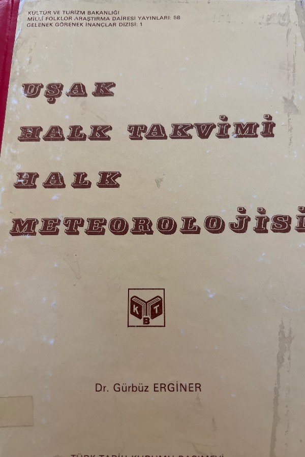 Uşak Halk Takvimi Halk Metrolojisi