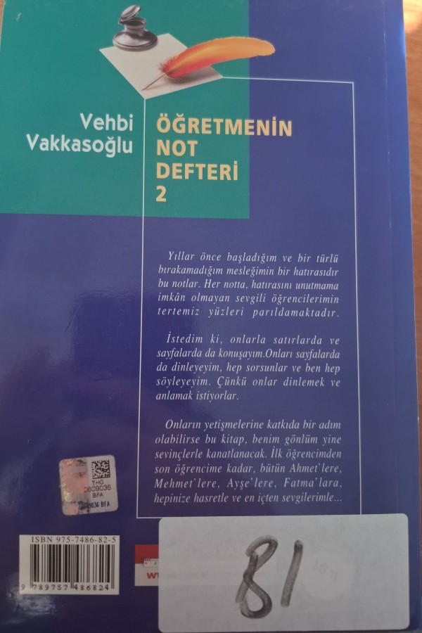 Öğretmenin not defteri 2
