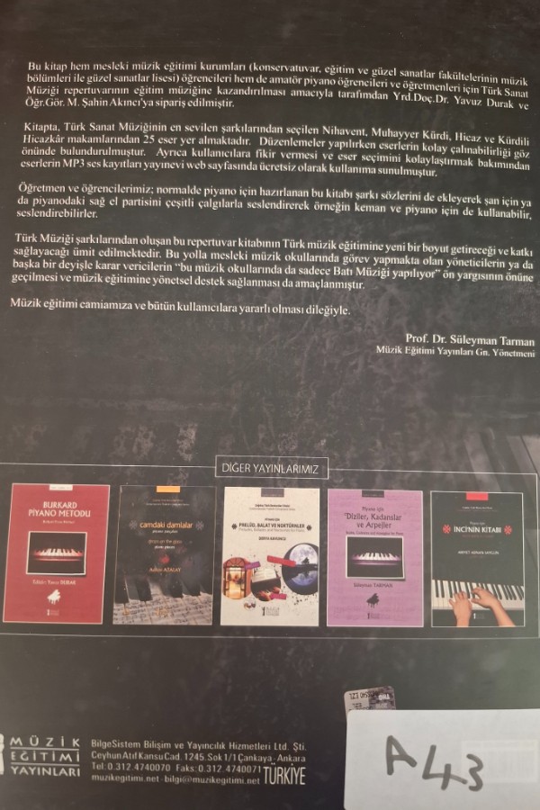 Türk sanat müziği şarkıları