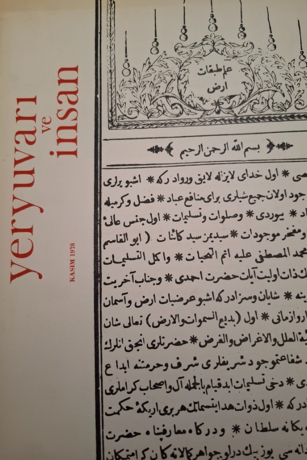 Yeryuvarı ve insan kasım 1978