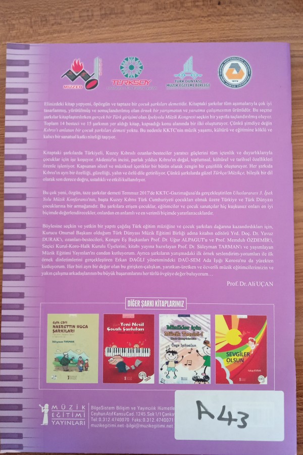 Kıbrıs konulu çocuk şarkıları