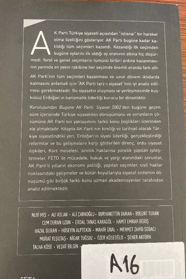 Kuruluşundan bugüne ak parti