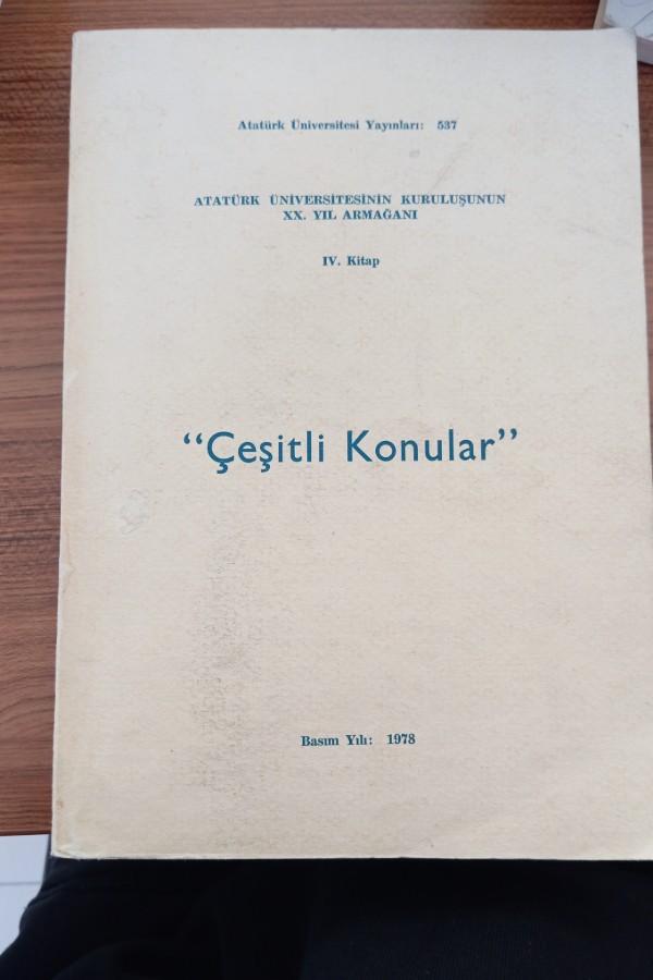 Çeşitli konular