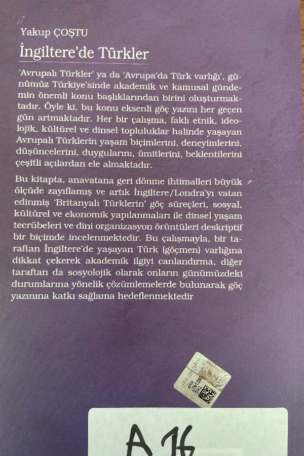 İngiltere’de Türkler görsel yapı organizasyonlar