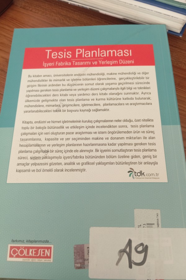 Tesis planlanması