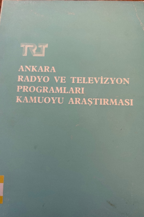 Radyo Ve Televizyon Programları Kamuoyu Araştırması