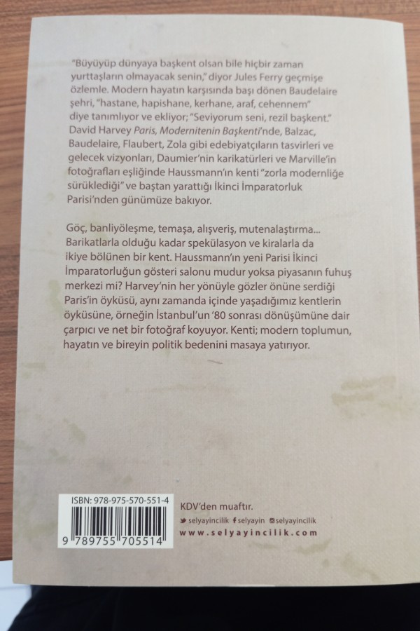 Paris modernitenin başkenti