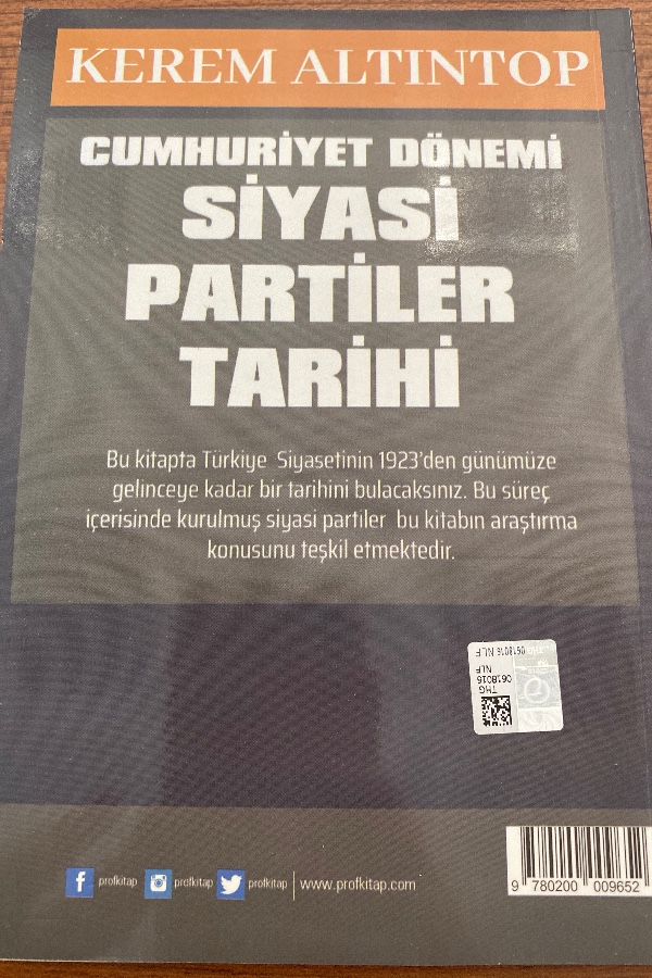 Cumhuriyet dönemi siyasi partiler tarihi