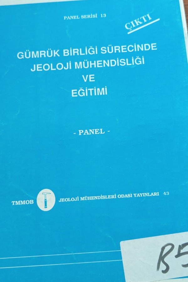 TMMOB jeoloji mühendisleri odası bülteni