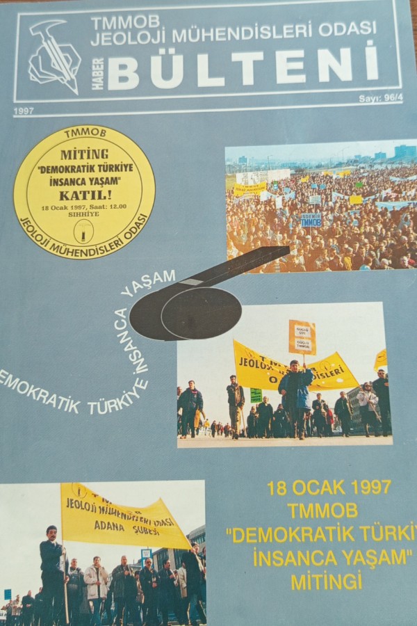 TMMOB jeoloji mühendisleri odası bülteni