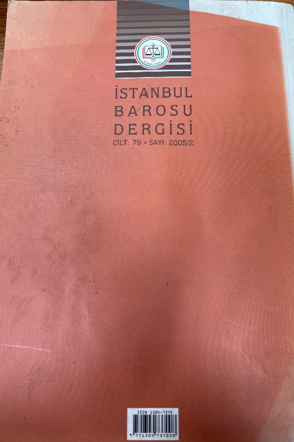 İstanbul barosu dergisi