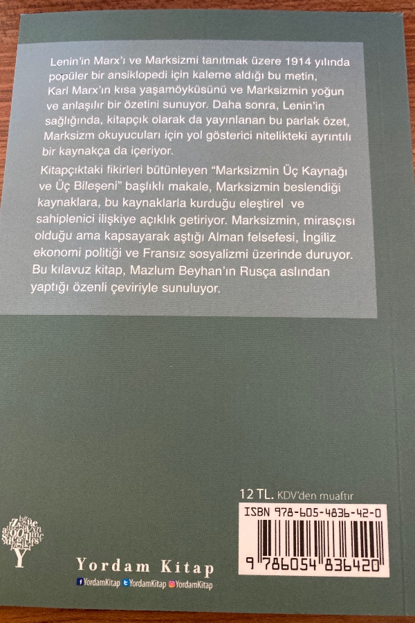 Karl Marx Ve Marksizm üzerine