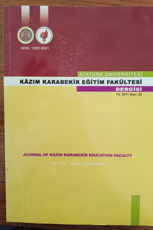 Kâzım Karabekir eğitim fakültesi dergisi