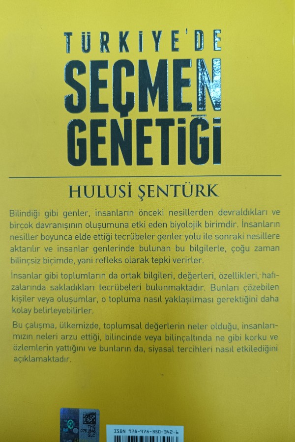 Türkiye' de Seçmen Genetiği