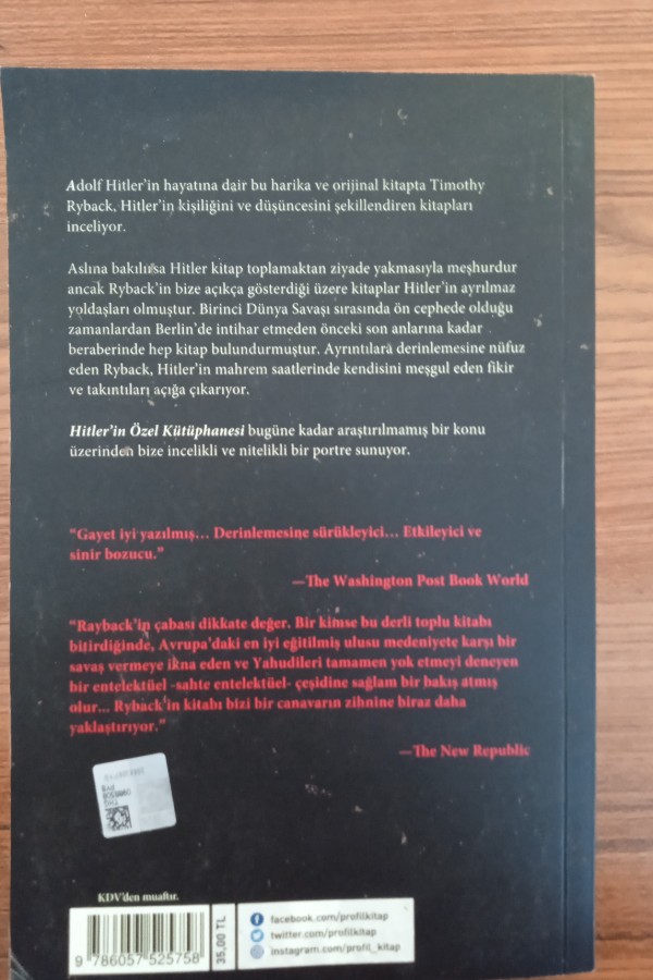 Hitler'in özel kütüphanesi