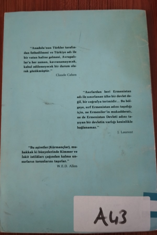 Türkmen Ülkesi (=Doğu Anadolu) Adı ve Emperyalizmin Etkileri